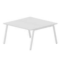 Arena ARN2TS147 BLBL (Белый/Белый) Составной стол на 2 рабочих места