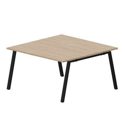 Arena ARN2TS147 OWNR (Светлый дуб/Черный) Составной стол на 2 рабочих места