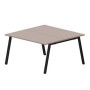 Arena ARN2TS147 TRNR (Тортора/Черный) Составной стол на 2 рабочих места