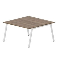 Arena ARN2TS147 WNBL (Орех/Белый) Составной стол на 2 рабочих места