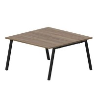 Arena ARN2TS147 WNNR (Орех/Черный) Составной стол на 2 рабочих места
