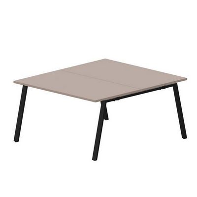 Arena ARN2TS148 TRNR (Тортора/Черный) Составной стол на 2 рабочих места