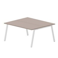 Arena ARN2TS167 TRBL (Тортора/Белый) Составной стол на 2 рабочих места