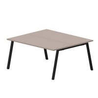 Arena ARN2TS167 TRNR (Тортора/Черный) Составной стол на 2 рабочих места