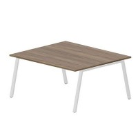 Arena ARN2TS167 WNBL (Орех/Белый) Составной стол на 2 рабочих места
