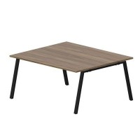 Arena ARN2TS167 WNNR (Орех/Черный) Составной стол на 2 рабочих места