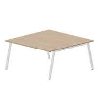 Arena ARN2TS168 OWBL (Светлый дуб/Белый) Составной стол на 2 рабочих места