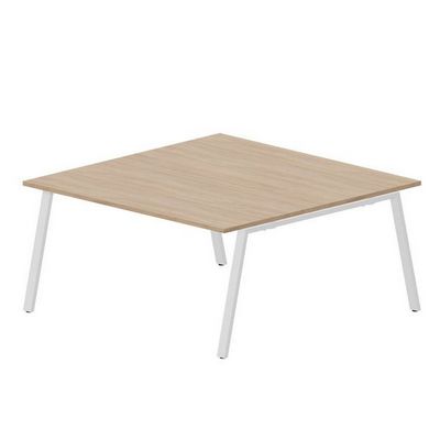 Arena ARN2TS168 OWBL (Светлый дуб/Белый) Составной стол на 2 рабочих места