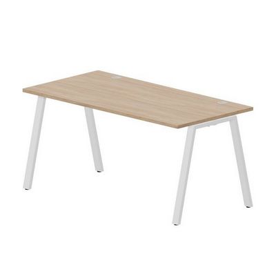 Arena ARNG168 OWBL (Светлый дуб/Белый) Стол, 2 громмета