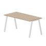 Arena ARNG168 OWBL (Светлый дуб/Белый) Стол, 2 громмета