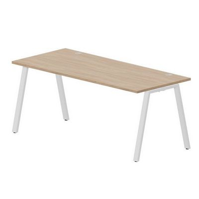 Arena ARNG188 OWBL (Светлый дуб/Белый) Стол, 2 громмета