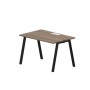 Arena ARNL128 WNNR (Орех/Черный) Стол, металлический аутлет