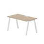 Arena ARNL148 OWBL (Светлый дуб/Белый) Стол, металлический аутлет