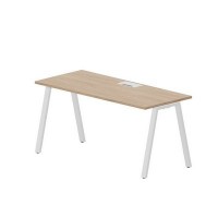 Arena ARNL167 OWBL (Светлый дуб/Белый) Стол, металлический аутлет