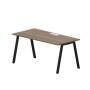 Arena ARNL168 WNNR (Орех/Черный) Стол, металлический аутлет