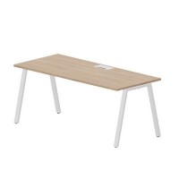 Arena ARNL188 OWBL (Светлый дуб/Белый) Стол, металлический аутлет