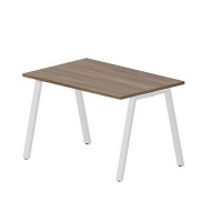 Arena ARNM128 WNBL (Орех/Белый) Стол, меламиновый аутлет