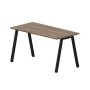 Arena ARNM147 WNNR (Орех/Черный) Стол, меламиновый аутлет