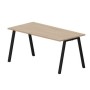 Arena ARNM168 OWNR (Светлый дуб/Черный) Стол, меламиновый аутлет