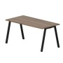 Arena ARNM168 WNNR (Орех/Черный) Стол, меламиновый аутлет