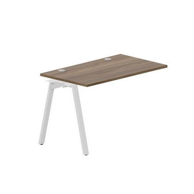 Arena ARNPG127 WNBL (Орех/Белый) Стол приставной, 2 громмета