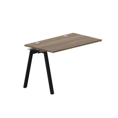 Arena ARNPG127 WNNR (Орех/Черный) Стол приставной, 2 громмета