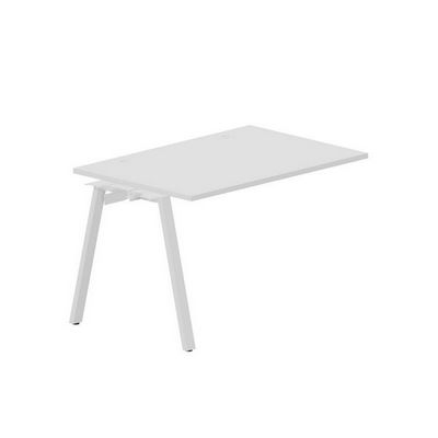 Arena ARNPG128 BLBL (Белый/Белый) Стол приставной, 2 громмета