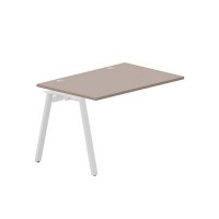 Arena ARNPG128 TRBL (Тортора/Белый) Стол приставной, 2 громмета