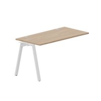 Arena ARNPG147 OWBL (Светлый дуб/Белый) Стол приставной, 2 громмета