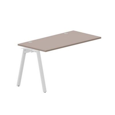 Arena ARNPG147 TRBL (Тортора/Белый) Стол приставной, 2 громмета