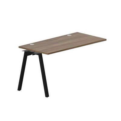 Arena ARNPG147 WNNR (Орех/Черный) Стол приставной, 2 громмета