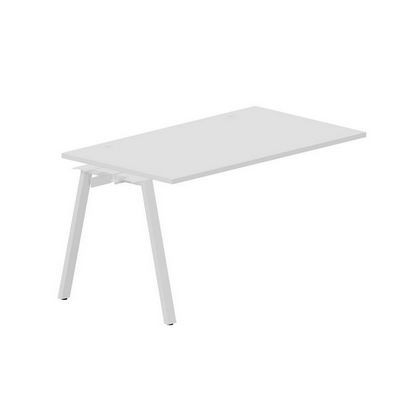 Arena ARNPG148 BLBL (Белый/Белый) Стол приставной, 2 громмета