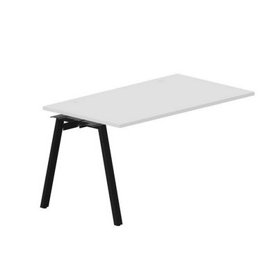 Arena ARNPG148 BLNR (Белый/Черный) Стол приставной, 2 громмета