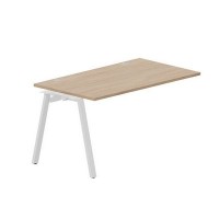 Arena ARNPG148 OWBL (Светлый дуб/Белый) Стол приставной, 2 громмета