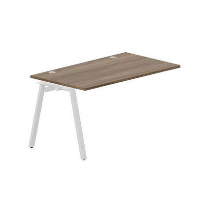 Arena ARNPG148 WNBL (Орех/Белый) Стол приставной, 2 громмета