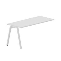 Arena ARNPG167 BLBL (Белый/Белый) Стол приставной, 2 громмета