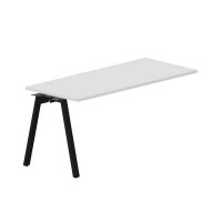 Arena ARNPG167 BLNR (Белый/Черный) Стол приставной, 2 громмета