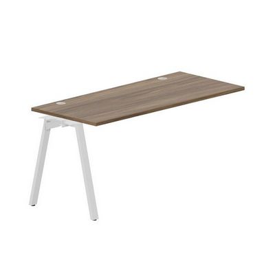 Arena ARNPG167 WNBL (Орех/Белый) Стол приставной, 2 громмета