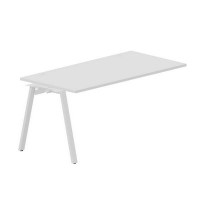 Arena ARNPG168 BLBL (Белый/Белый) Стол приставной, 2 громмета