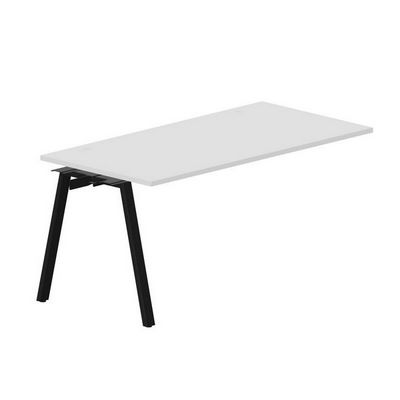 Arena ARNPG168 BLNR (Белый/Черный) Стол приставной, 2 громмета