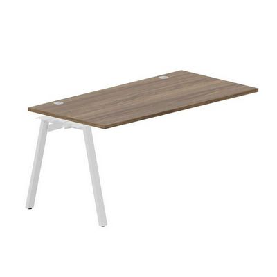 Arena ARNPG168 WNBL (Орех/Белый) Стол приставной, 2 громмета