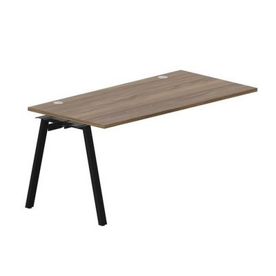 Arena ARNPG168 WNNR (Орех/Черный) Стол приставной, 2 громмета