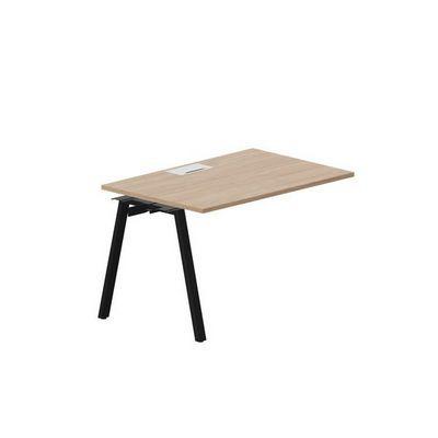 Arena ARNPL128 OWNR (Светлый дуб/Черный) Стол приставной, металлический аутлет