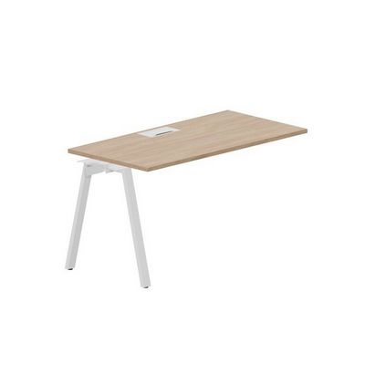 Arena ARNPL147 OWBL (Светлый дуб/Белый) Стол приставной, металлический аутлет