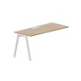 Arena ARNPL167 OWBL (Светлый дуб/Белый) Стол приставной, металлический аутлет