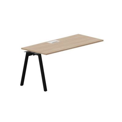 Arena ARNPL167 OWNR (Светлый дуб/Черный) Стол приставной, металлический аутлет