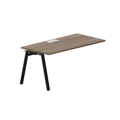 Arena ARNPL168 WNNR (Орех/Черный) Стол приставной, металлический аутлет