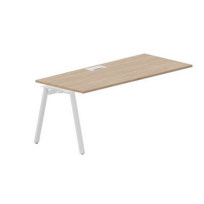 Arena ARNPL188 OWBL (Светлый дуб/Белый) Стол приставной, металлический аутлет