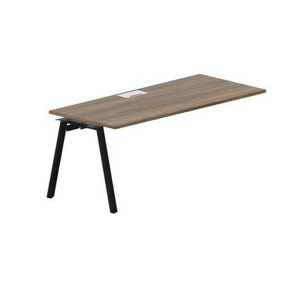 Arena ARNPL188 WNNR (Орех/Черный) Стол приставной, металлический аутлет