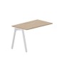 Arena ARNPM127 OWBL (Светлый дуб/Белый) Стол приставной, меламиновый аутлет